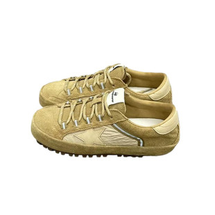 真皮复古休闲德训鞋女2026年春季新款五角星舒适百搭软底运动板鞋