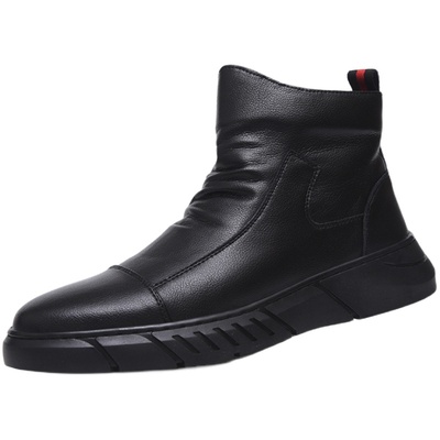 软底真皮！舒适马丁男靴！