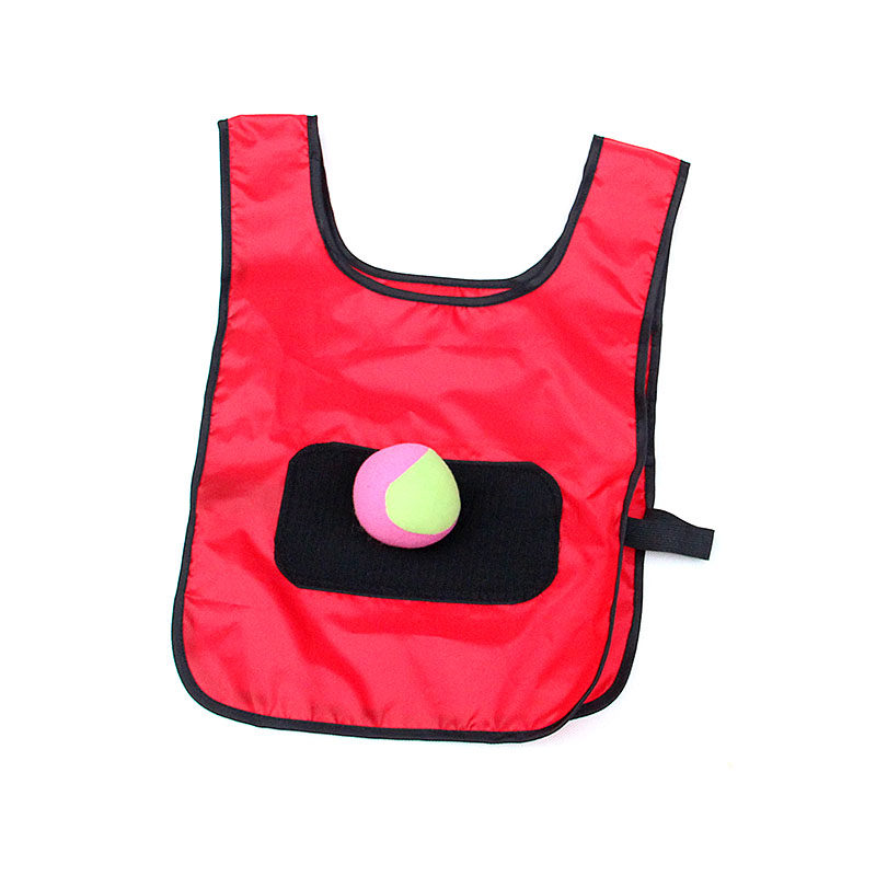 新款幼儿园早教感统训练器材粘粘看粘球衣运动背心躲避粘球衣配球