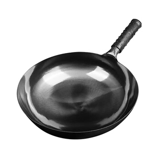 正品章丘手工铁锅炒菜锅家用官方旗舰店传统老式铁锅无涂层不粘锅
