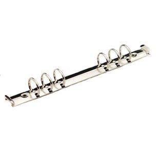 定制糖果色五金孔夹A5/A6彩色6孔夹活页夹笔记本金属夹文具夹批发