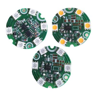 H038A型号佛灯泡LED七彩通用灯板黄光红光高亮六珠灯片莲花灯光源