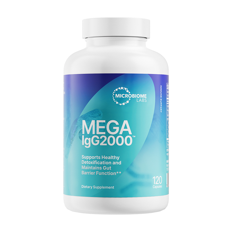 美国MBL Mega IGG 2000牛血清免疫球蛋白胶囊成人肠胃肠道调理