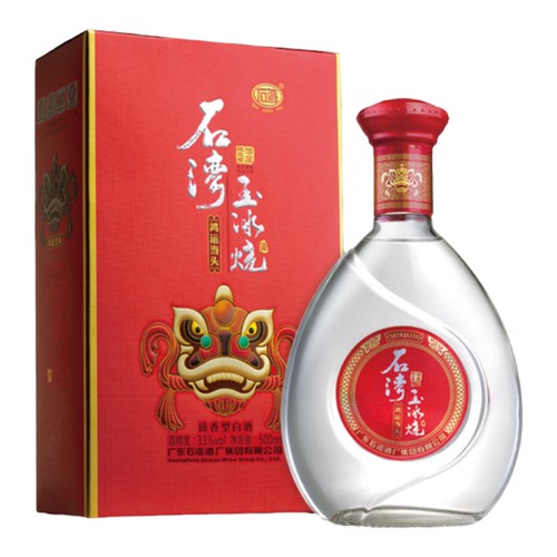 石湾玉冰烧33度豉香鸿运当头500ml×1瓶礼盒装纯粮送礼佛山白酒