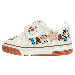 泰兰尼斯春秋新款叫叫鞋女童学步鞋婴儿软底童鞋男宝宝休闲机能鞋