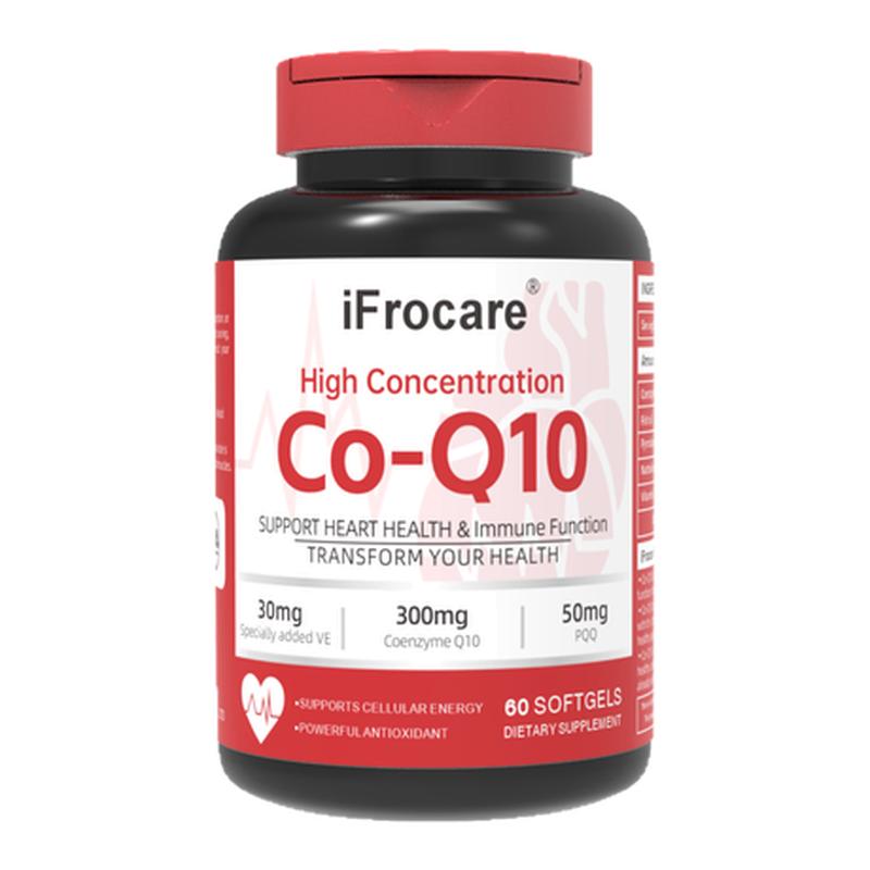 【香港直邮】iFrocare英国原装进口高含量300mg辅酶Q10胶囊保健品