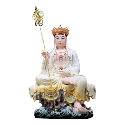 九华山地藏王菩萨佛像坐像摆件