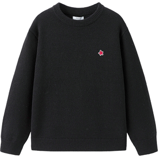 巴拉巴拉儿童毛衣男童女童条纹打底衫冬装新款童装大童套头针织衫