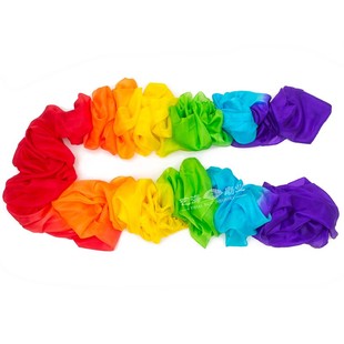 李玉刚飞天舞真丝彩绸长绸舞蹈彩绸带棒儿童彩带丝带敦煌舞蹈飘带