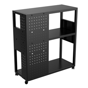 卓猫落地可移动PS5游戏机手柄收纳架桌面打印机窄款金属置物架子