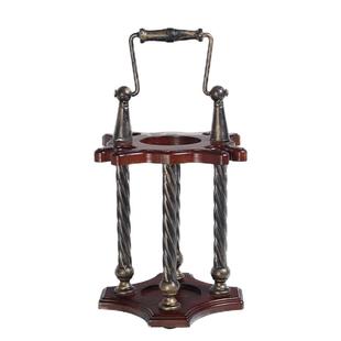 复古红酒架餐厅摆设创意餐桌美式欧式铁艺客厅装饰品摆件吊杯架