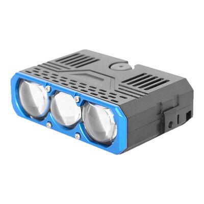 W5三头激光远近光双风扇改装灯