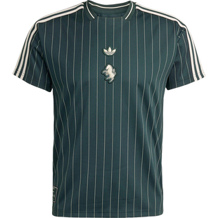 Adidas/阿迪达斯正品三叶草男女透气尤文图斯足球训练短袖JM9451
