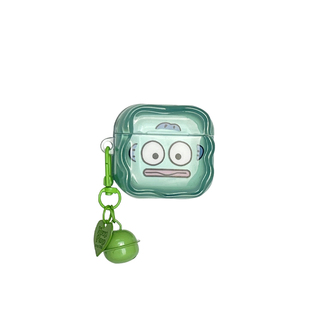 启乾 丑萌半鱼人汉顿趣味挂件Airpods4/3耳机保护壳套2pro二三代新款适用苹果无线蓝牙硅胶软壳卡通可爱ins风