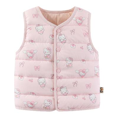 品牌背书A类婴儿羽绒马甲新国标