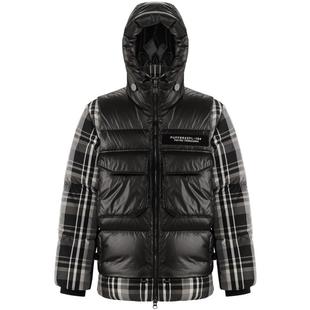 【鹅绒】波司登PUFF系列男假两件立体螺纹袖口厚羽绒服