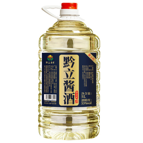 黔立二十号酱香贵州酱香型散装白酒自酿5升桶装纯粮食原浆高粱