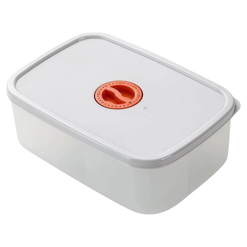 计时款冰箱冷冻收纳盒食品分装盒冰箱专用带盖保鲜盒储物便当盒