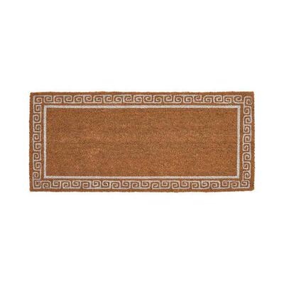 椰棕中式图案除尘防滑门垫
