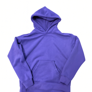 BTTJOB JUMBO Skateboard HOODIE 羊绒紫色标准宽松巨型帽卫衣