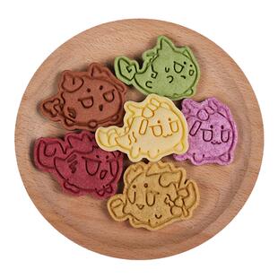 明日方舟龙泡泡卡通饼干模具令年黍夕曲奇翻糖diy立体家用烘焙模