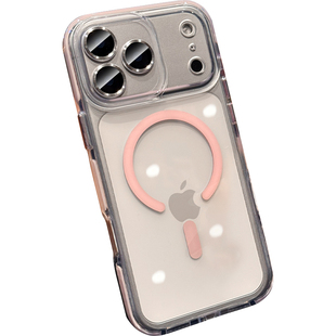 高端防撞条适用苹果17promax手机壳镜头全包防摔iphone17pro透明磁吸16不发黄15粉色高级感14超好看13新款17e