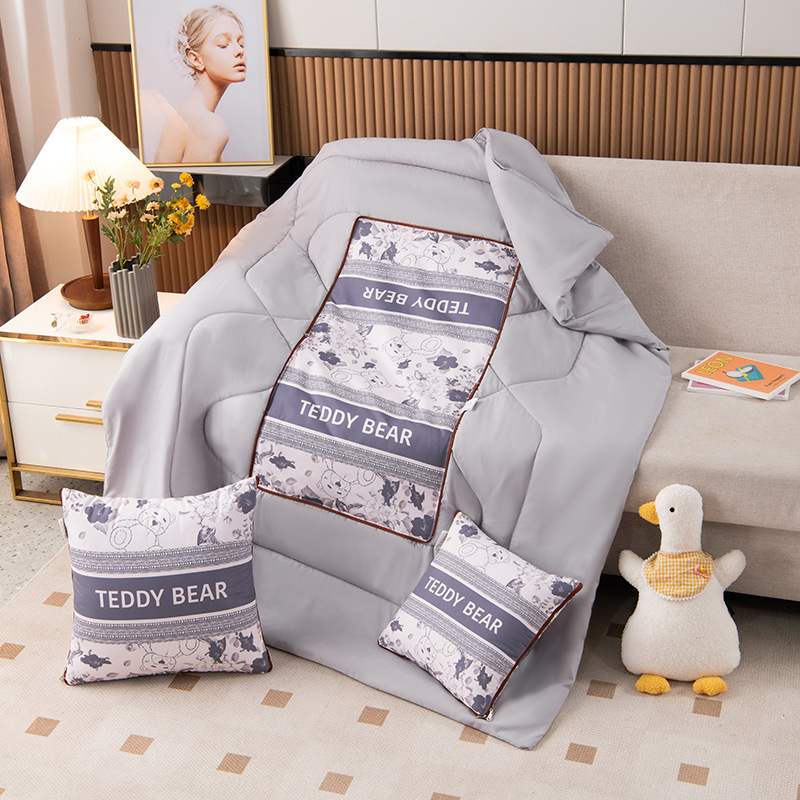 抱枕被子办公室两用午休汽车折叠车枕头靠枕午睡用毯子加厚二合一