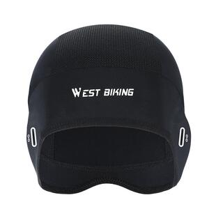 西骑者夏季冰丝骑行小帽男女防晒头套头罩摩托车头盔内衬透气内胆