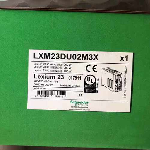 议价0.2KW全新原装施耐德伺服驱动器LXM23DU02M3X/LXM23AU02M3X现