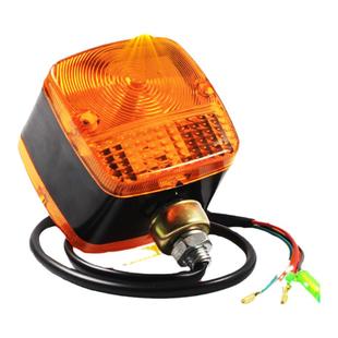 叉车配件LED前转向灯双面小灯三线 12V 24V 48V适用杭叉合力3.5T