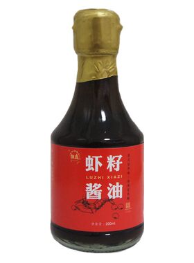 甪直虾籽酱油玻璃瓶装配料干净