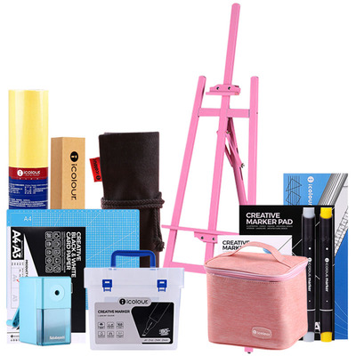 icolour爱卡乐马克笔加底座色装