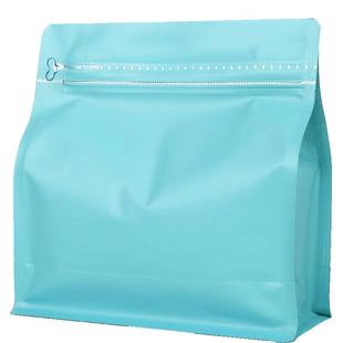 加厚铝箔咖啡豆密封袋魔方排气阀八边袋茶叶不透光自立包装袋子