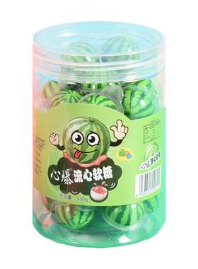 爆浆西瓜软糖夹心西瓜软糖