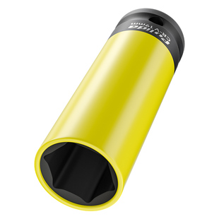 汽车轮胎螺丝专用套筒17mm风炮19电动扳手气动内六角21加长22大飞