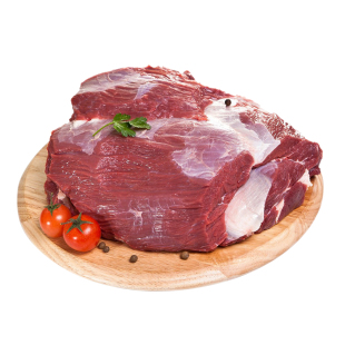 芈羊羊宁夏谷饲黄牛肉新鲜现杀 鲜牛肉生鲜牛肉整块牛后腿肉4斤