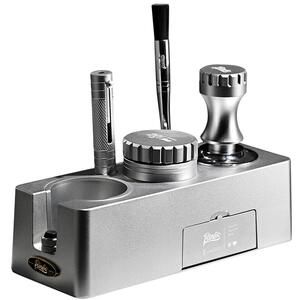 Bincoo布粉器压粉锤意式咖啡工具全套压粉器三件套萃取杯器具收纳