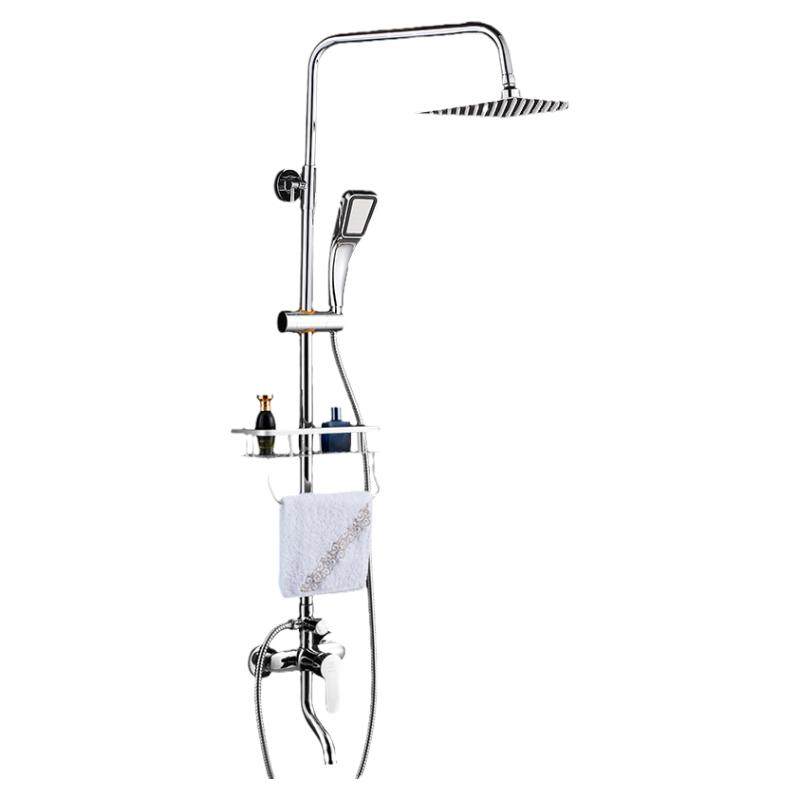 洗澡暗装入墙花洒套装全铜冷热水龙头淋浴器龙头淋雨卫浴升降浴