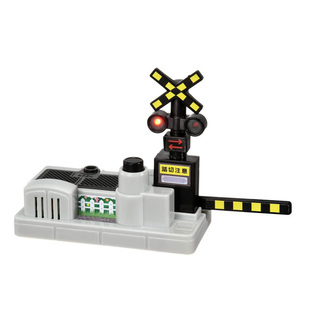 TOMY多美卡普乐路路火汽车红绿灯声光过路处信号机合金车场景玩具