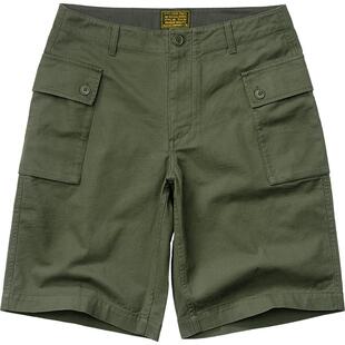 AKCLUB官方夏新款复古斜纹腿袋工装短裤男夏裤子