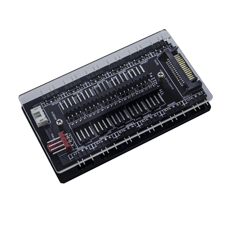ARGB＆PWM调速二合一主板神光同步5v3针12v4针AURA风扇集线器拓展
