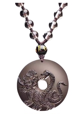 黑曜石玄武聚财吊坠车挂钥匙扣