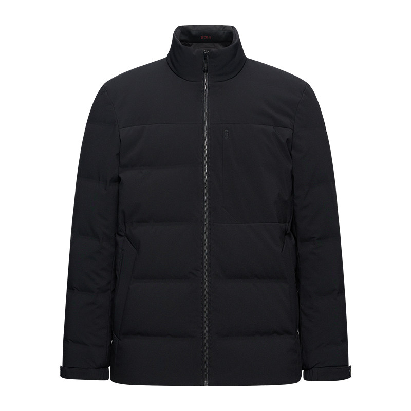 BONI/堡尼新品商务净色立领外套男士短款休闲保暖羽绒服ES780062B