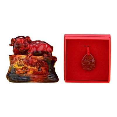 专柜正品集雅轩宋韶光吉祥物属猪