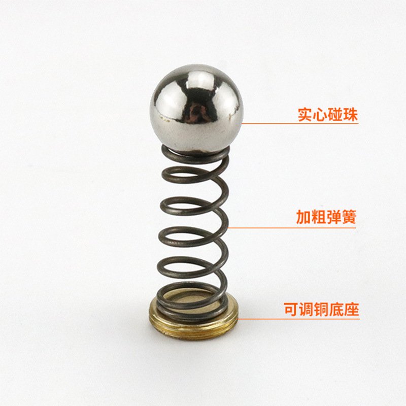 门碰珠酒店KTV房门木门不锈钢弹簧门定位顶珠铜制隐形碰珠碰珠门