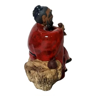 陶瓷陆羽品茶摆件茶室茶房茶馆酒店前台办公室茶几开业礼品摆设