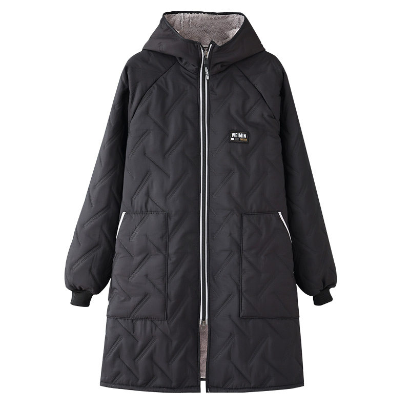 秋冬加厚长绒罩衣夹棉外套御寒保暖锁温工作服男女同款户外围裙