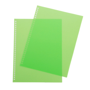 透明装订封面30孔A4多孔打孔器26孔B5彩色磨沙封皮20孔活页芯外壳