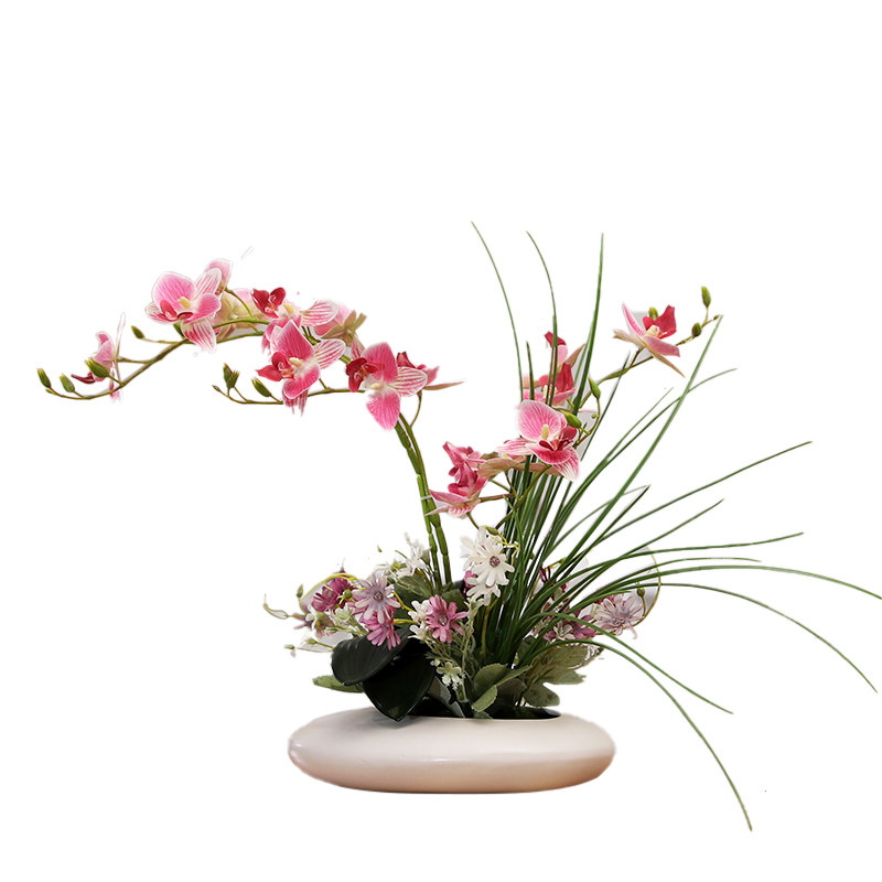 客厅仿真花鸽子兰家居装饰花假花