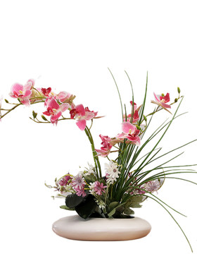 客厅仿真花鸽子兰家居装饰花假花